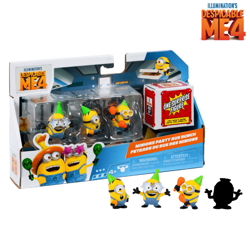 NEW! Despicable Me 4 Pack Figures